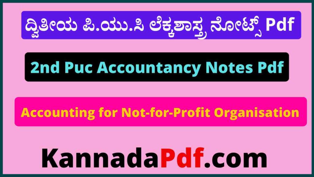 Accounting for Not-for-Profit Organisation