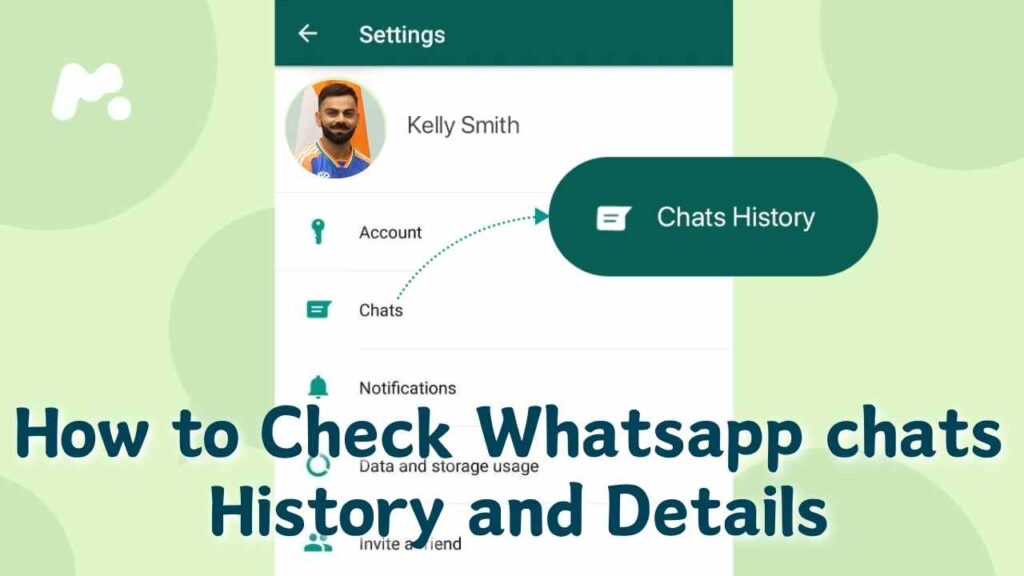 Check WhatsApp Chats History and Details