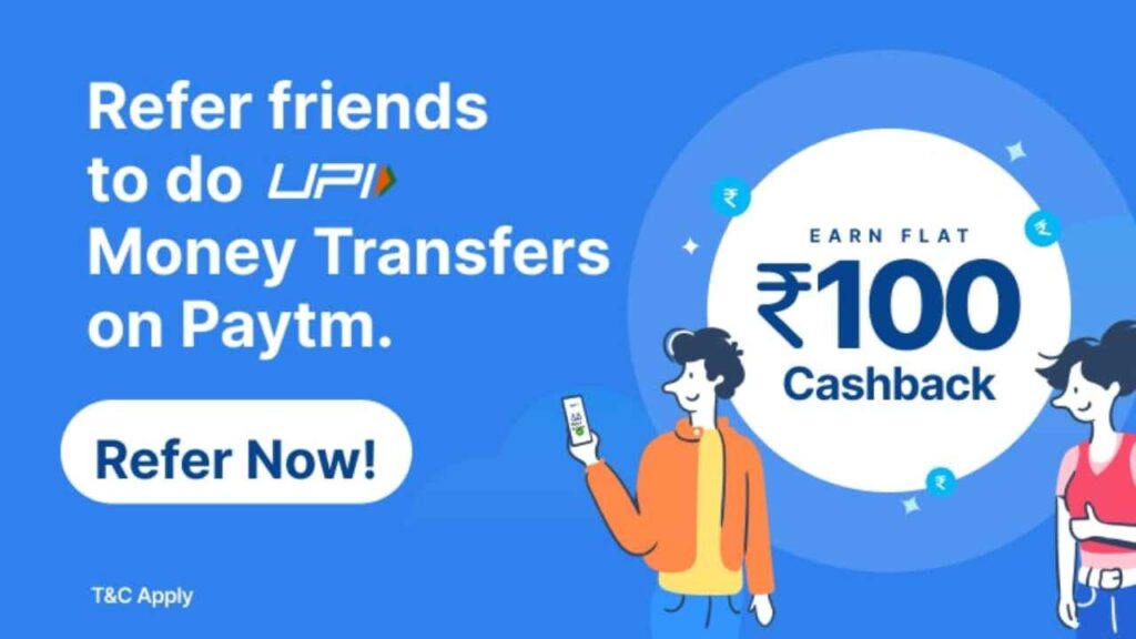 refer and earn in paytm